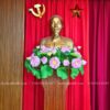 Trang trí sen nghệ nhân bục phát biểu TT1802
