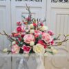 Bình Hoa Hồng Phối Trắng HL1019