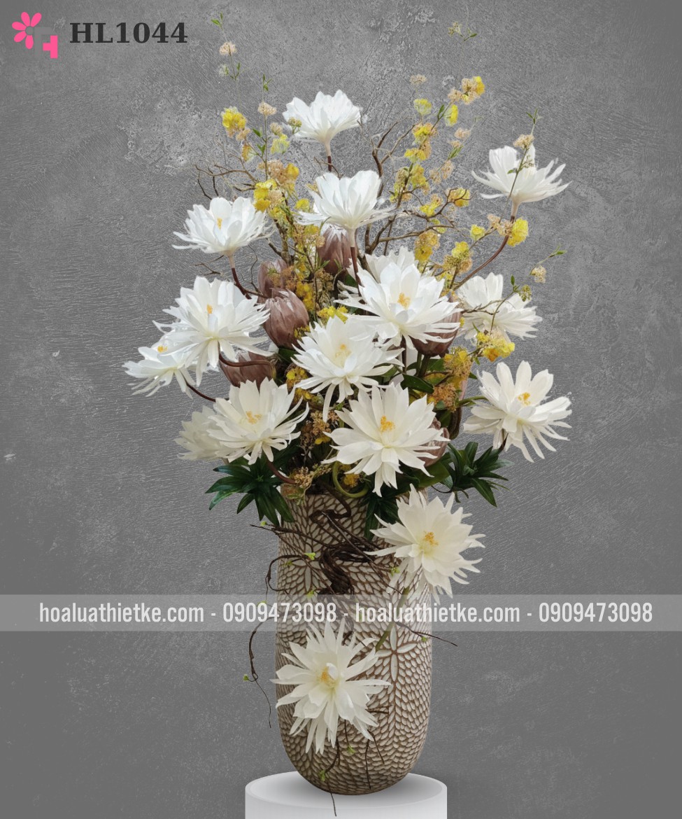 Bình hoa quỳnh 1m5 trang trí phòng khách HL1044 1