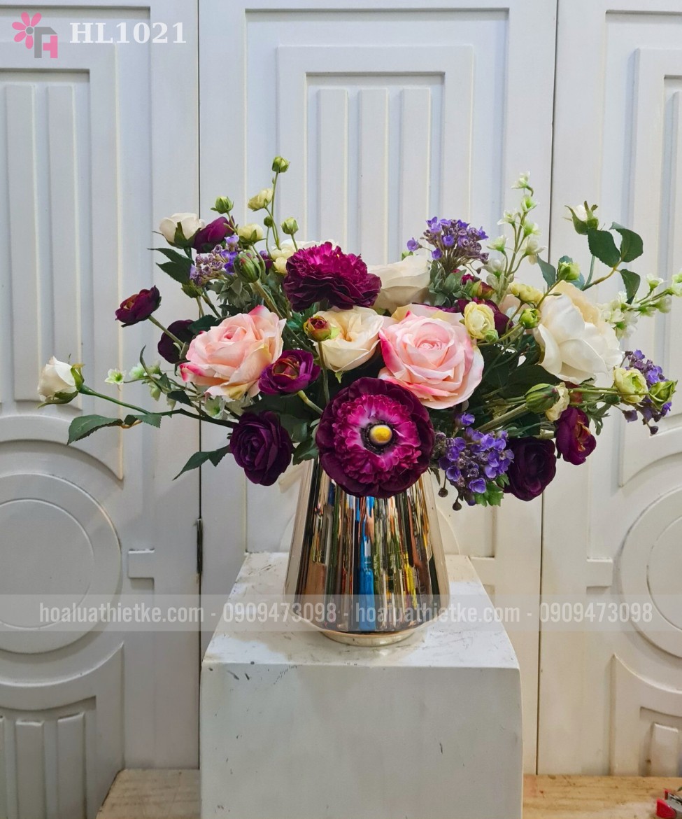 Chậu Hoa Hồng Để Bàn HL1021