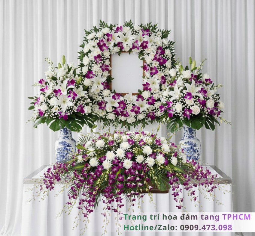 Hoa trang trí đám tang