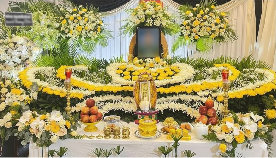 Trang trí hoa tang lễ Grid02 2